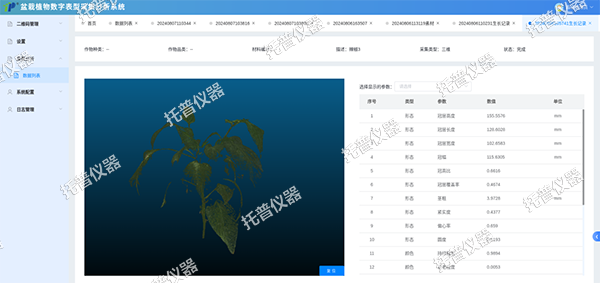 托普盆栽植物数字表型采集分析系统——一键采集，多维解析，ai 驱动农业科研提质增效